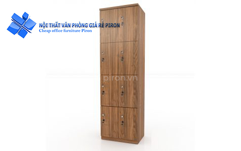 Tủ locker gỗ 8 ngăn 2 khoang LK08G